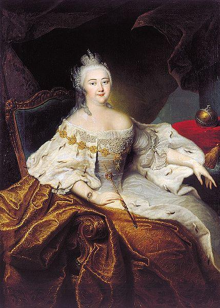 Christoph Nathe Portrait of Elizabeth of Russia
